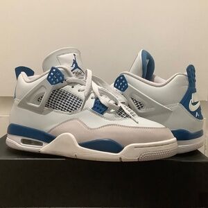 Mens 11.5 USED Nike Air Jordan Retro 4 IV Military Blue 2024 Fv5029 141